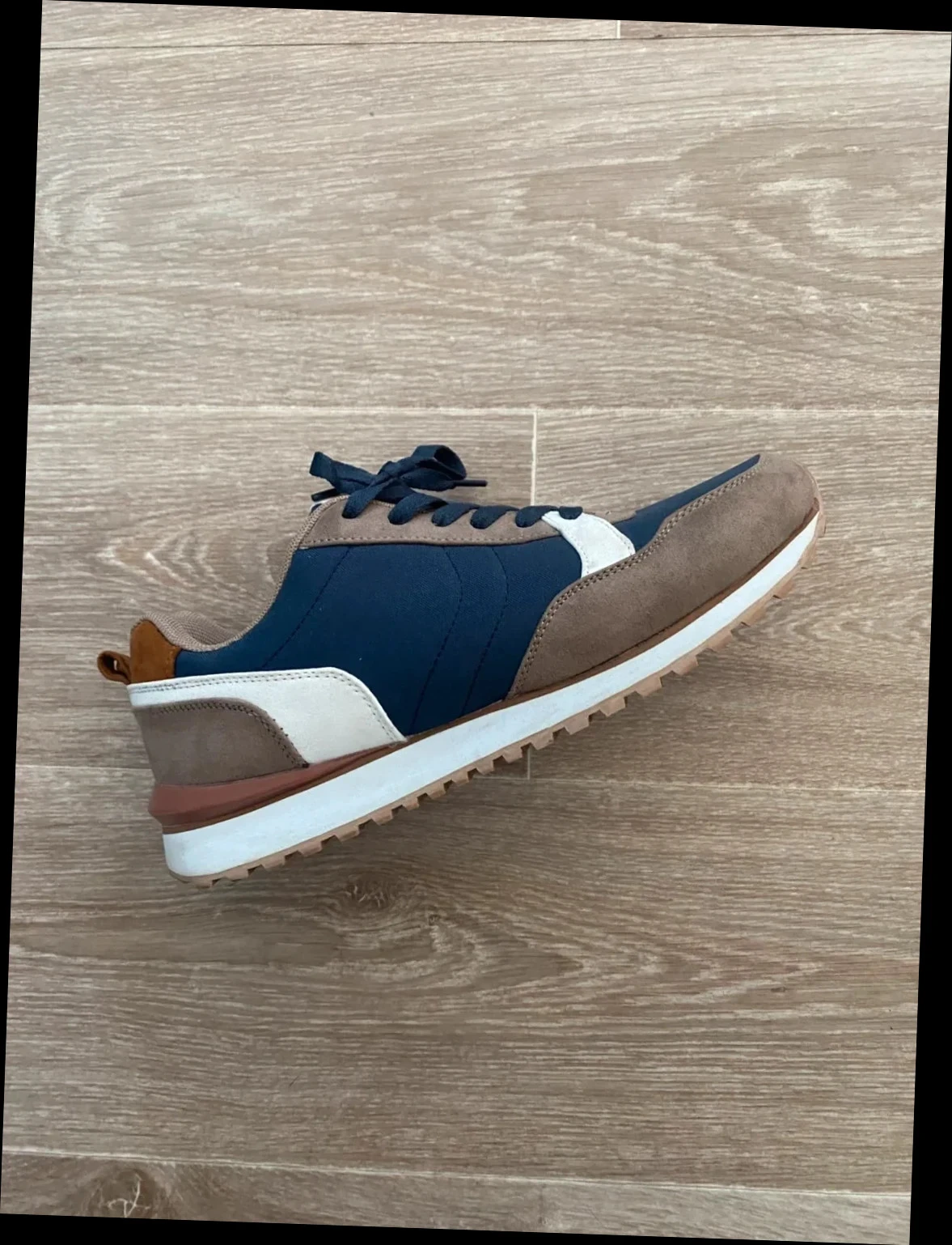 Baskets sneakers bleu gris homme | 41
